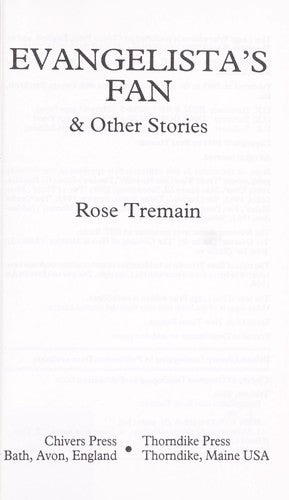 Evangelista's Fan & Other Stories (Thorndike Large Print General Series)