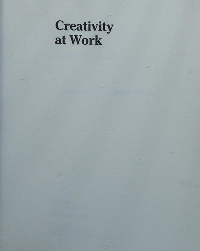 Creativity at Work (Business Skills Express Series)