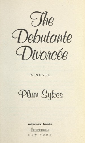 The Debutante Divorcee