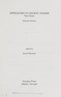 Approaches to Ancient Judaism: New Series (Studies in the History of Judaism, Volume 11)