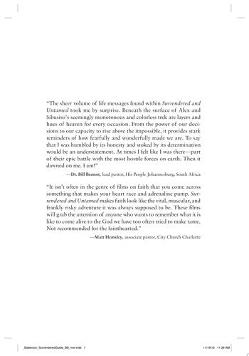 Surrendered and Untamed: Participant's Guide: Awaken Your Soul at the Edge of the World (Surrendered and Untamed: Awaken Your Soul at the Edge of the World)