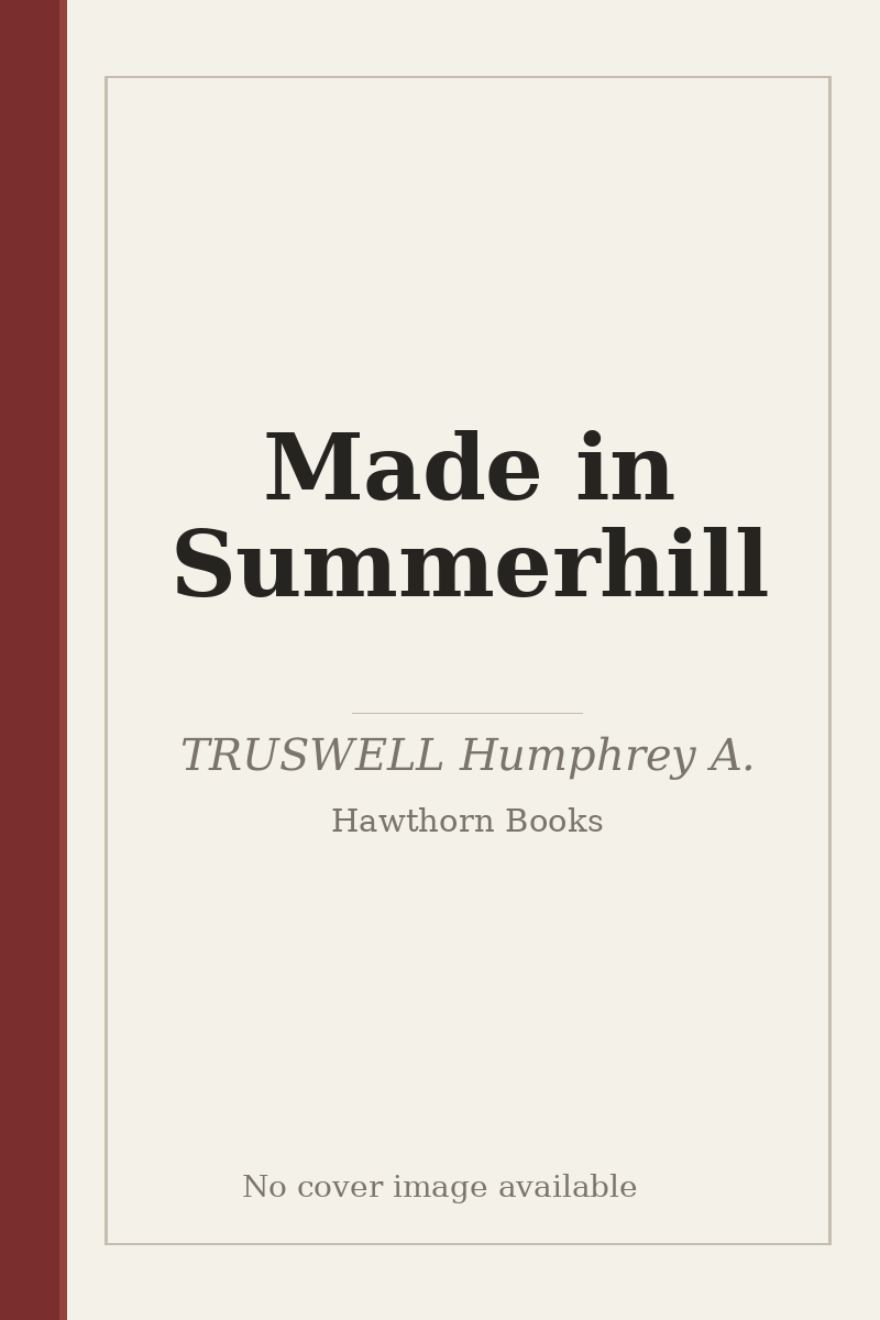Made in Summerhill - no cover image available