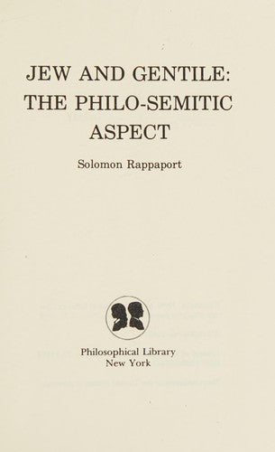 Jew and Gentile: Philo-Semitic Aspect