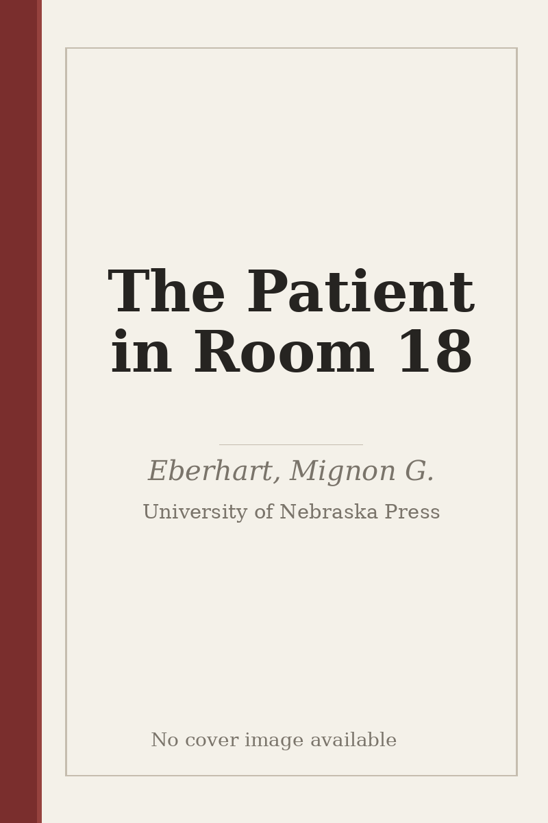 The Patient in Room 18 - no cover image available