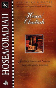 Hosea/Obadiah (Shepherd's notes)