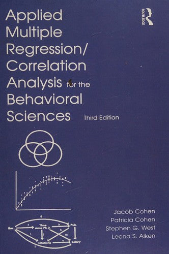 Applied Multiple Regression/Correlation Analysis for the Behavioral Sciences