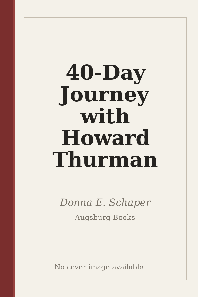 40-Day Journey with Howard Thurman - no cover image available
