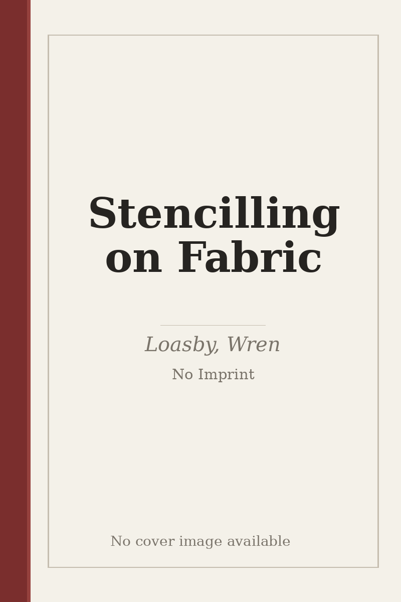 Stencilling on Fabric - no cover image available