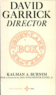 David Garrick: Director