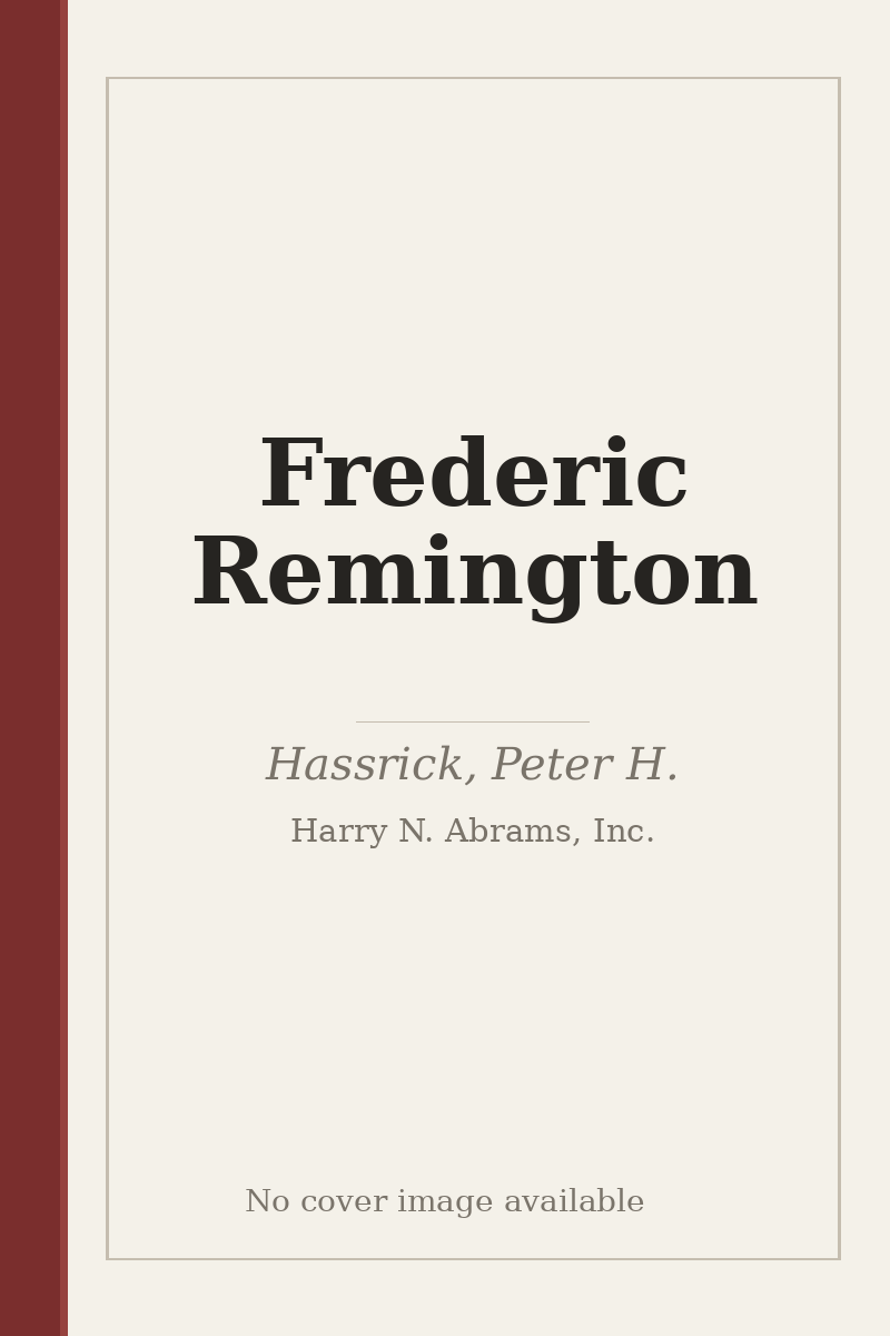 Frederic Remington - no cover image available