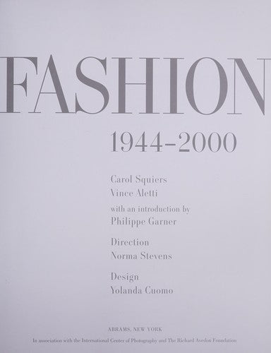 Avedon Fashion 1944-2000