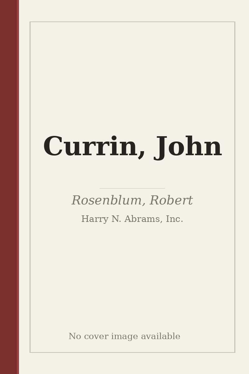 Currin, John - no cover image available