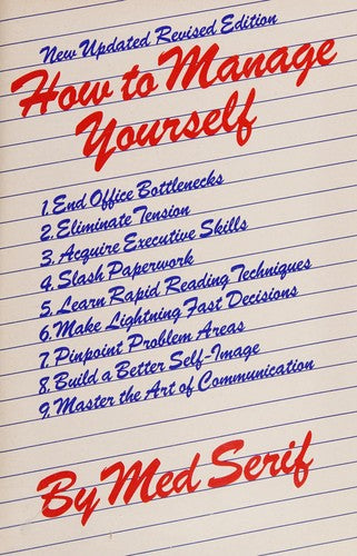 How to Manage Yourself