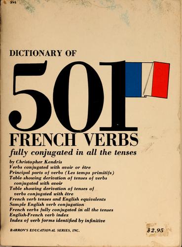 Dictionary of 501 French Verbs