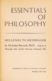 Essentials of Philosophy