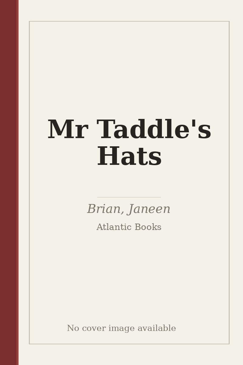 Mr Taddle's Hats - no cover image available
