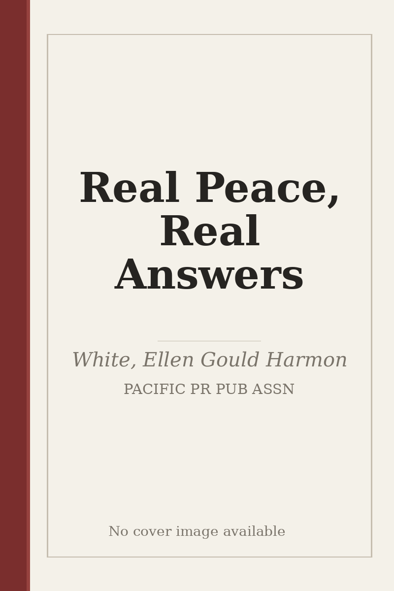 Real Peace, Real Answers - no cover image available