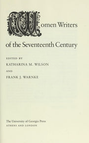 Women Writers of the Seventeenth Century