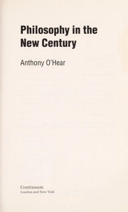 Philosophy in the New Century