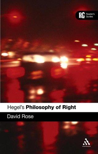 Hegel's Philosophy of Right: A Reader's Guide (Reader's Guides)