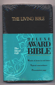 The Living Bible: Award Bible - Black Imitation Leather
