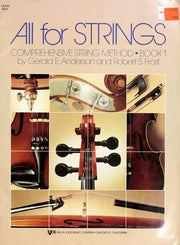 All for Strings Book 1 Violin