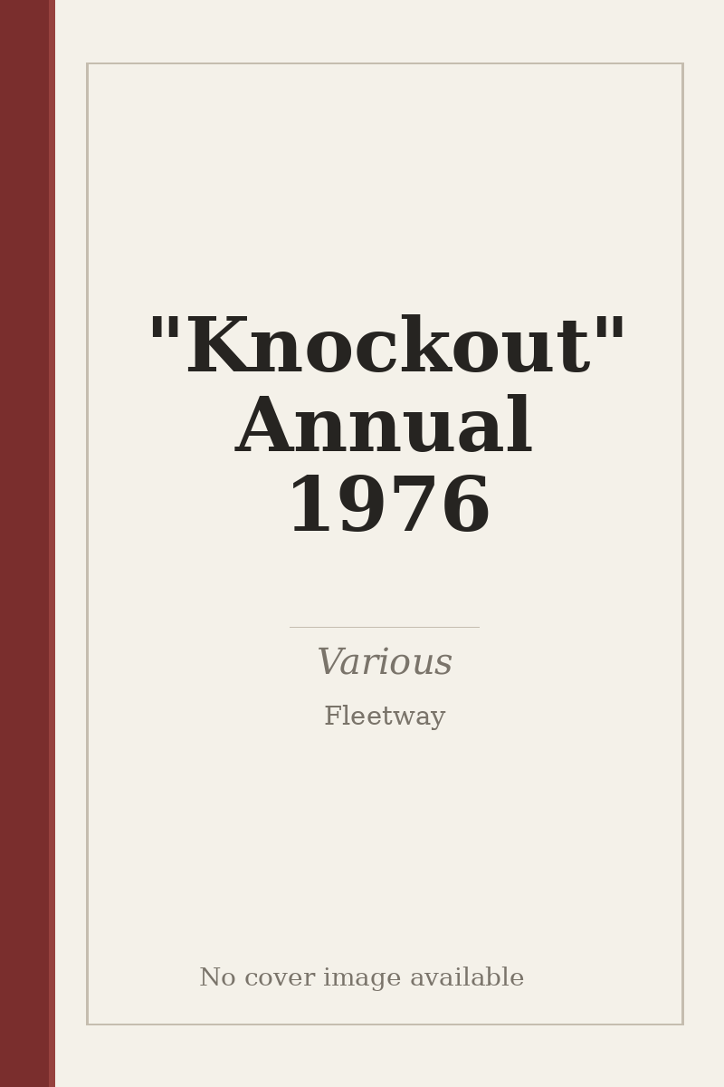 "Knockout" Annual 1976 - no cover image available