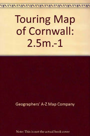 2.5m.-1" (Touring Map of Cornwall)