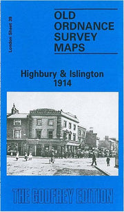 Highbury and Islington 1914: London Sheet 039.3 (Old Ordnance Survey Maps of London)