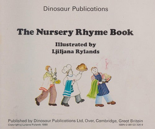 The Nursery Rhyme Book (Dinosaur's Althea Books)