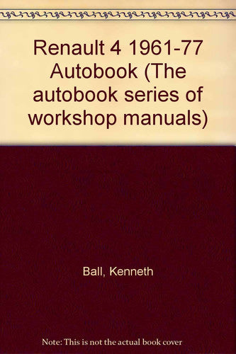 Renault 4 1961-77 Autobook