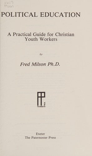 Political Education: A Practical Guide for Christian Youth Workers