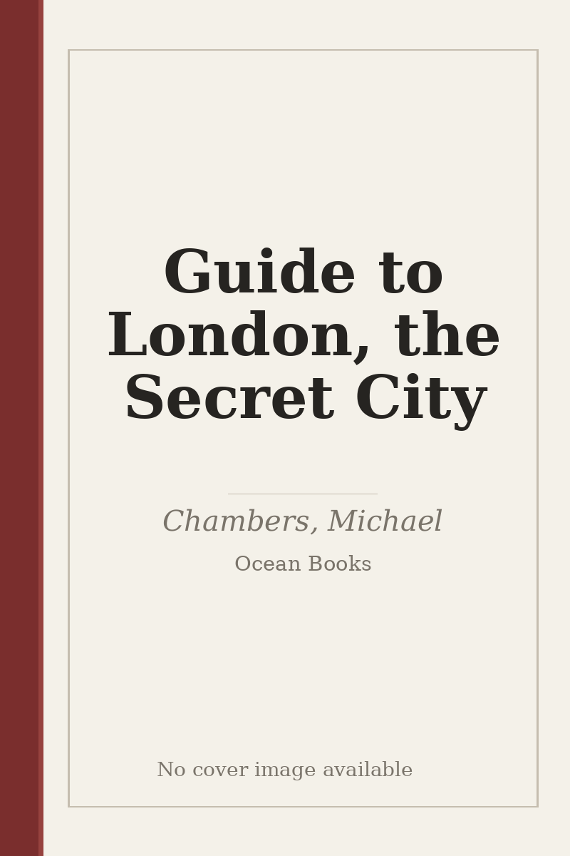 Guide to London, the Secret City - no cover image available