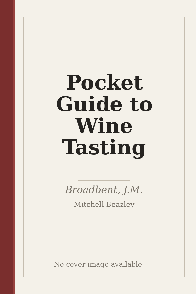 Pocket Guide to Wine Tasting - no cover image available