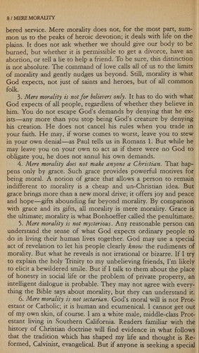 Mere Morality: What God Expects from Ordinary People