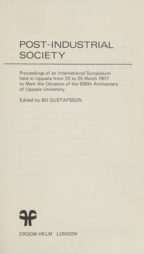 Post-industrial Society