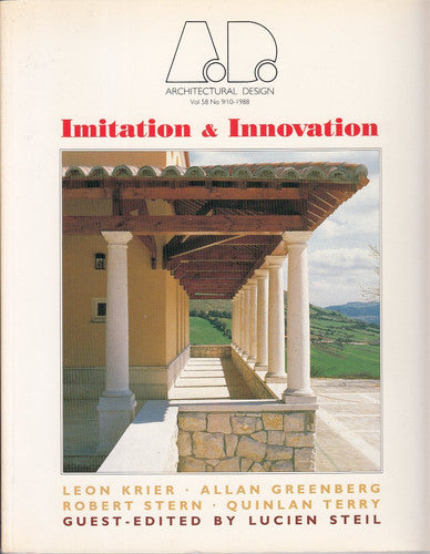 Imitation and Innovation: No. 75 (Architectural Design Profile S.)