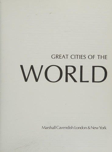 Great cities of the world