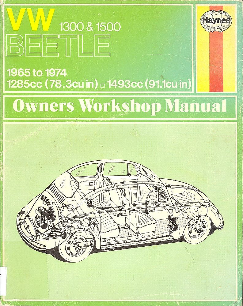 Volkswagen Beetle 1300/1500 Owner's Workshop Manual (Service & repair manuals)
