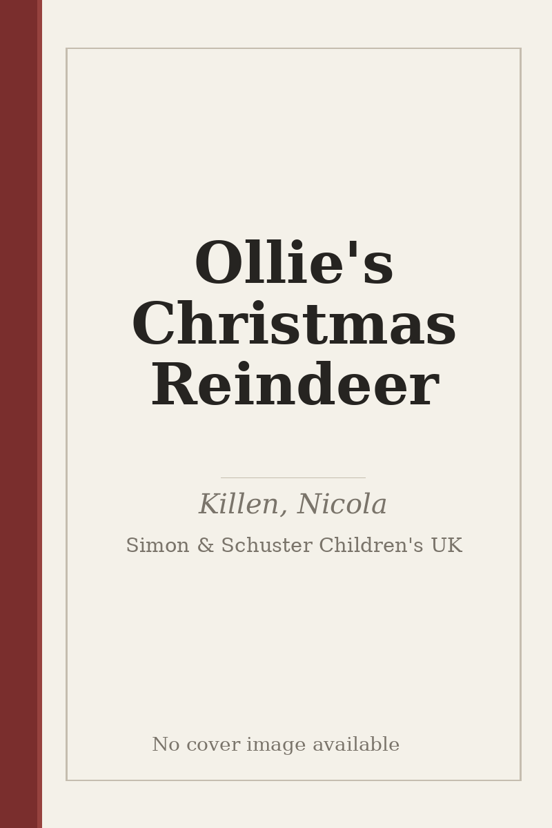 Ollie's Christmas Reindeer - no cover image available