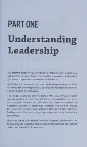 John Adair's 100 Greatest Ideas for Effective Leadership