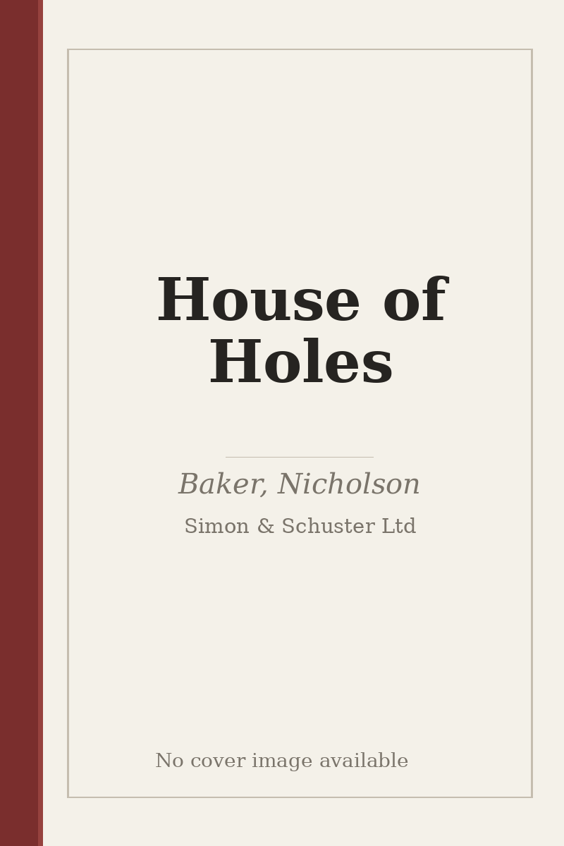 House of Holes - no cover image available