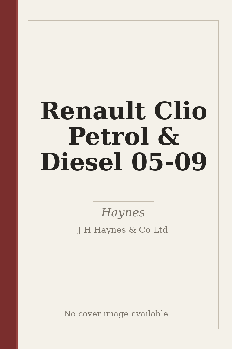 Renault Clio Petrol & Diesel 05-09 - no cover image available
