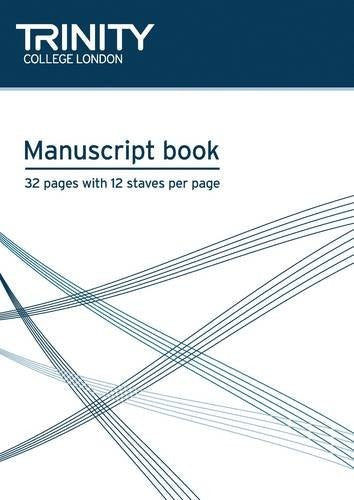 A4 Manuscript Book: Manuscript Paper