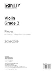 Violin Exam Pieces Grade 3 2016-2019 (Part Only) (Trinity Repertoire Library)