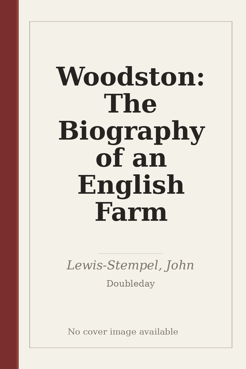 Woodston: The Biography of an English Farm - no cover image available