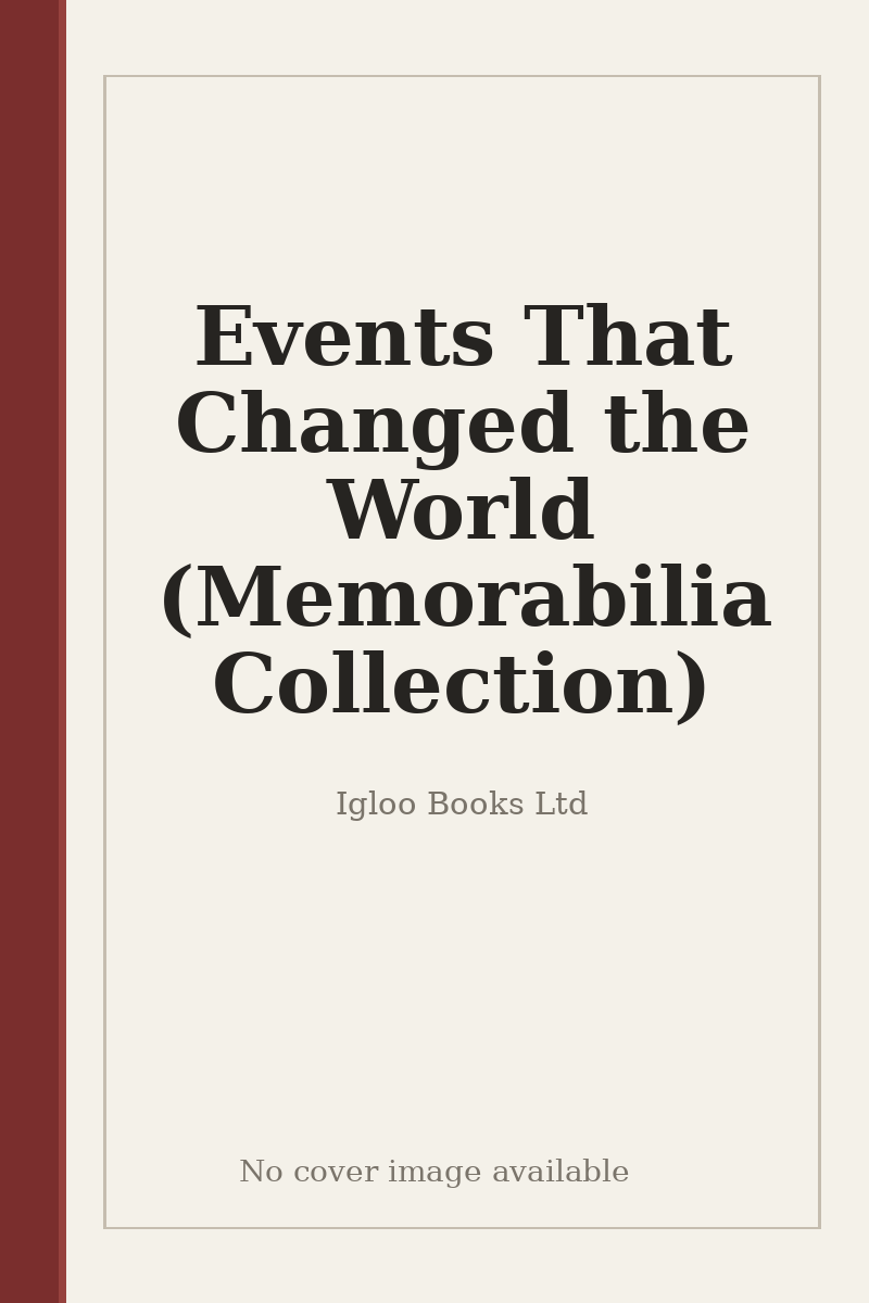 Events That Changed the World (Memorabilia Collection) - no cover image available