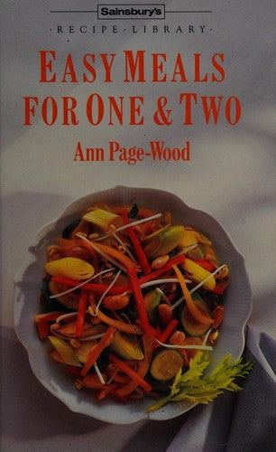 SAINSBURY'S RECIPE LIBRARY: EASY MEALS FOR ONE AND TWO.