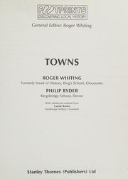 Towns (Footprints: Discovering Local History)
