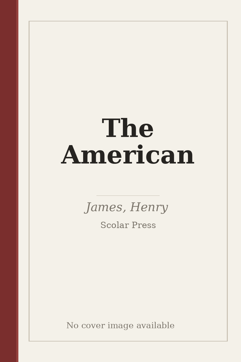 The American - no cover image available